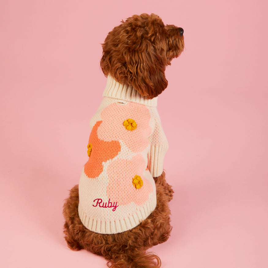 In Bloom Dog Sweater – The Foggy Dog