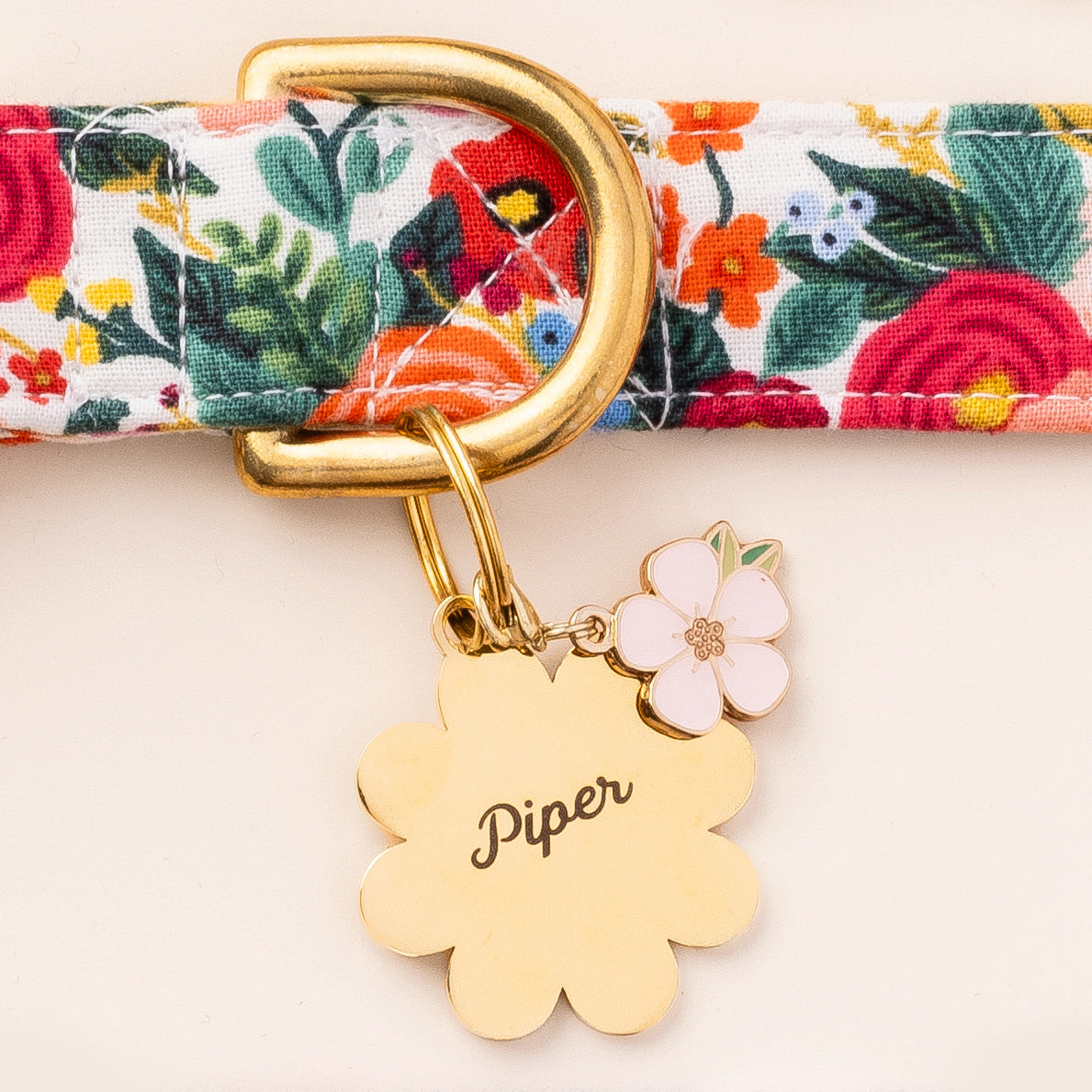 Sakura Blossom Collar Charm from The Foggy Dog