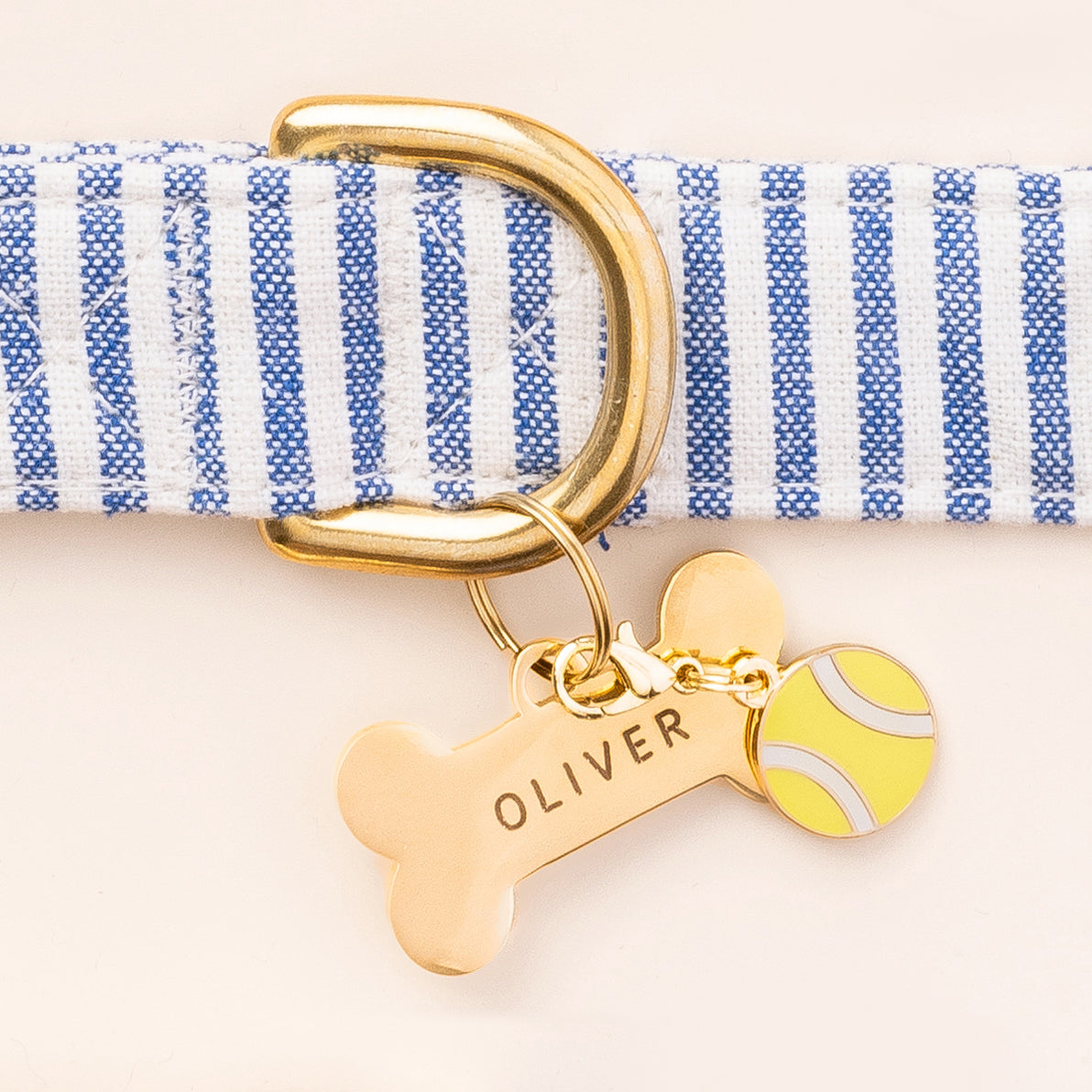 Tennis Ball Collar Charm from The Foggy Dog