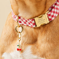 Cherries Collar Charm from The Foggy Dog