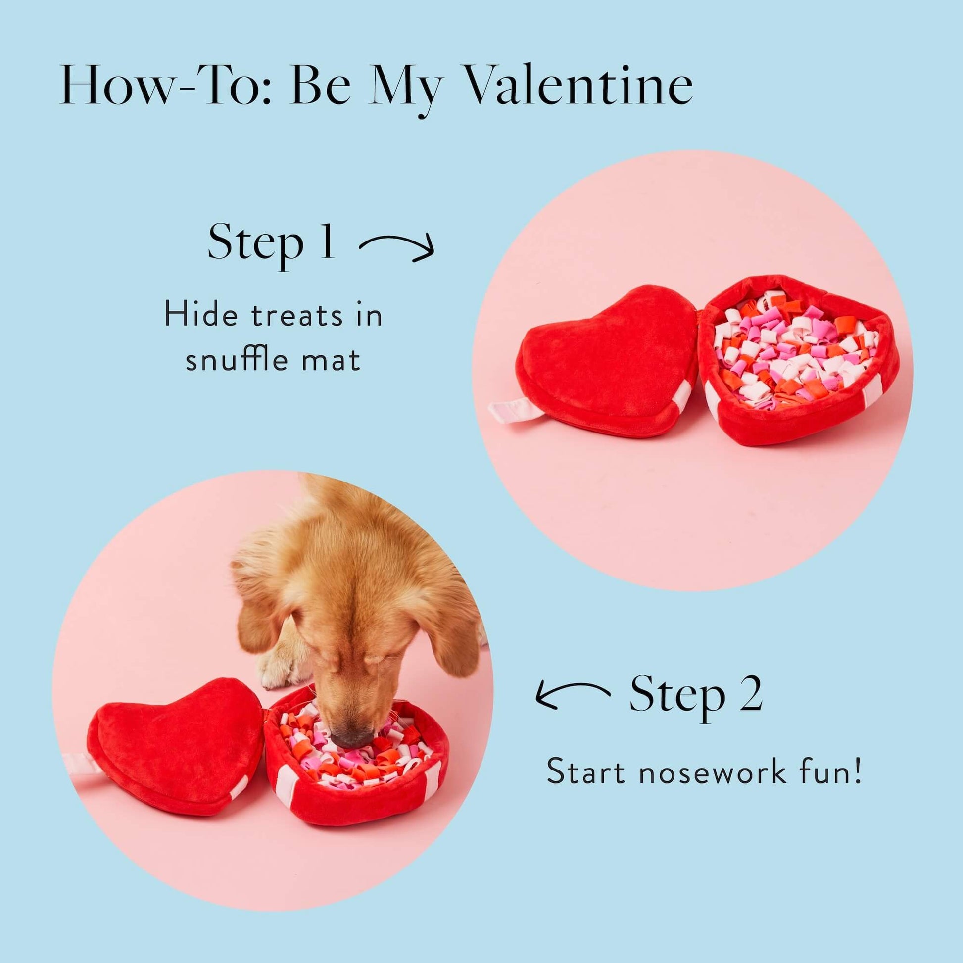 Be My Valentine Interactive Snuffle Toy from The Foggy Dog