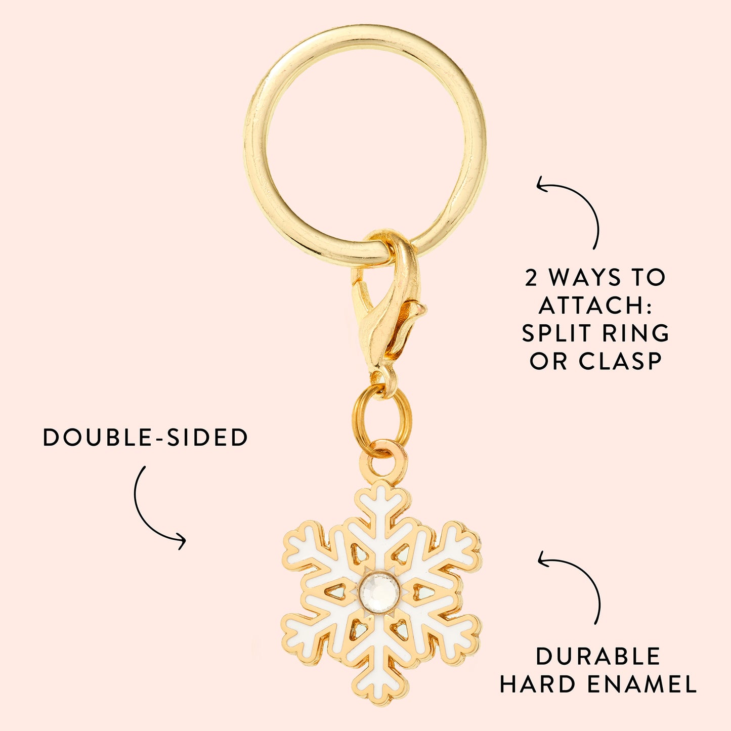 Snowflake Collar Charm