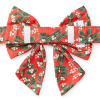 Rifle Paper Co. x TFD Mistletoe Lady Bow Collar from The Foggy Dog