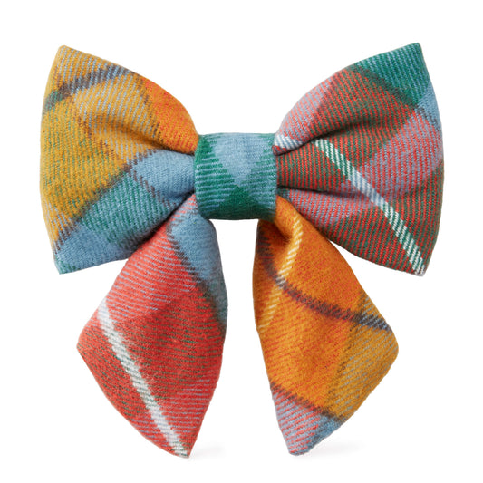 Buchanan Plaid Flannel Lady Dog Bow from The Foggy Dog