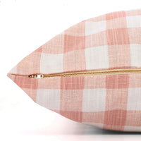 Blush Pink Gingham Check Dog Bed from The Foggy Dog 