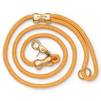 Goldenrod Marine Rope Dog Leash from The Foggy Dog