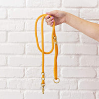 Goldenrod Marine Rope Dog Leash (Standard/Petite) from The Foggy Dog 