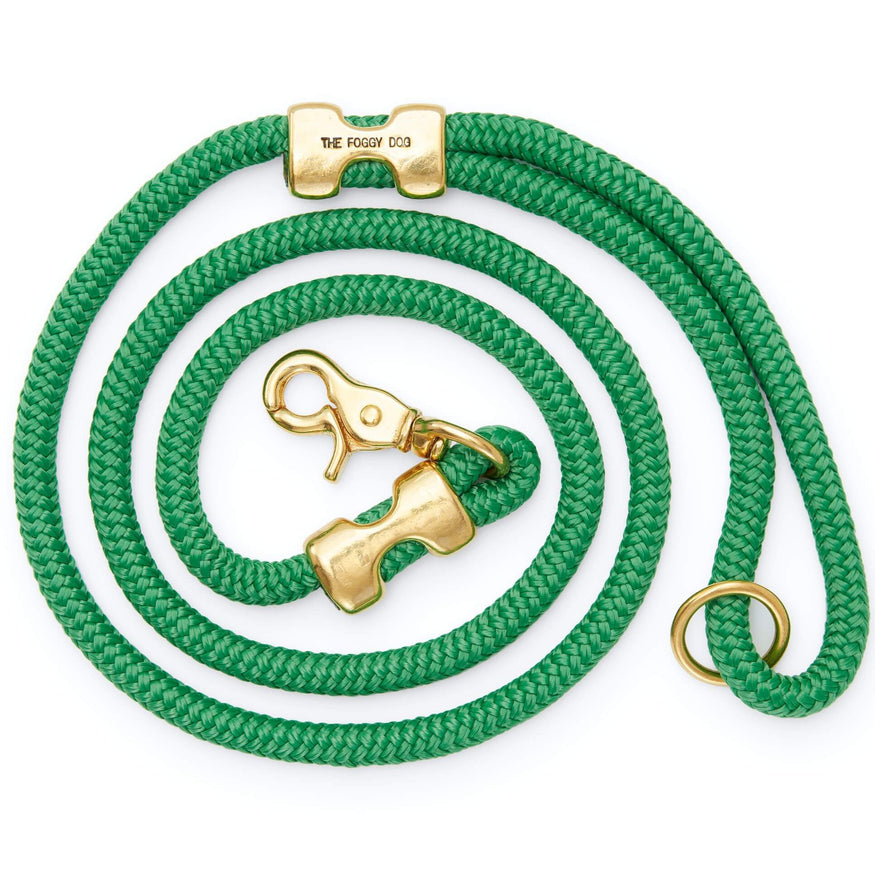 Grass Green Marine Rope Dog Leash – The Foggy Dog