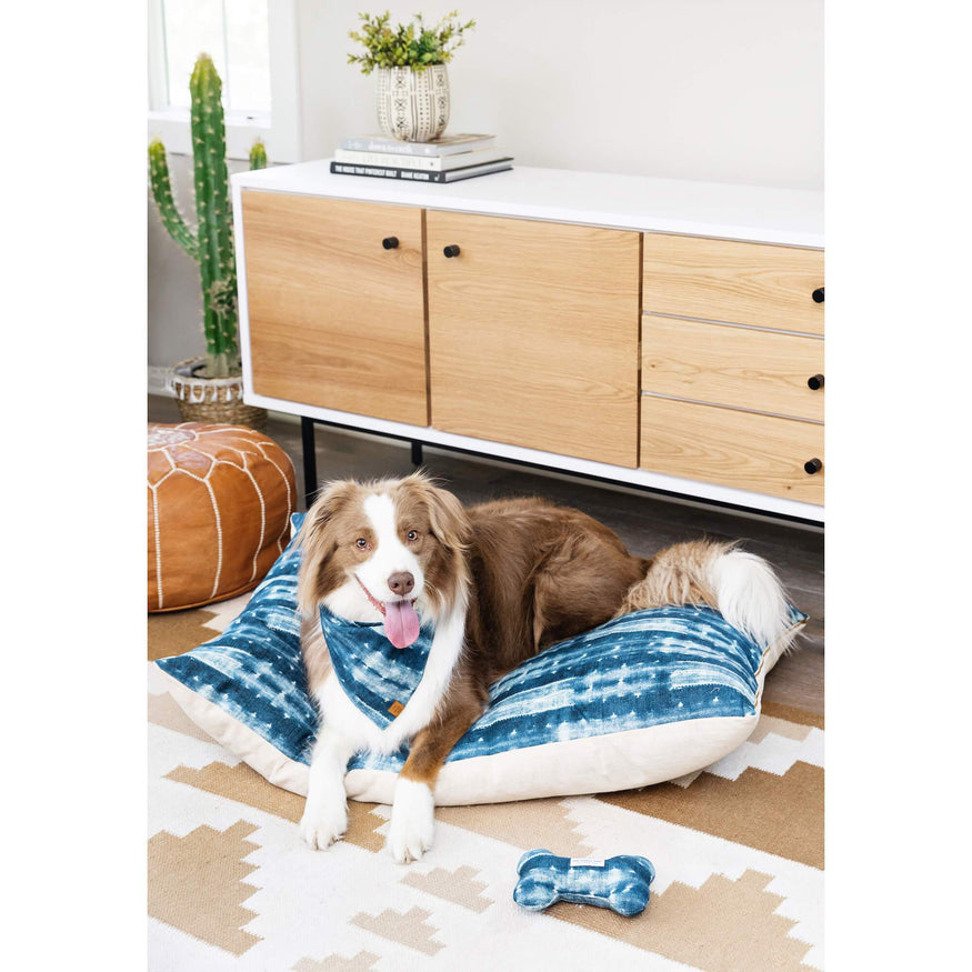 Ochre Mud Cloth Dog Bed – The Foggy Dog
