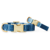 Indigo Mud Cloth Dog Collar from The Foggy Dog 