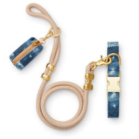 Indigo Mud Cloth Collar Walk Set from The Foggy Dog