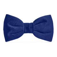 Navy Velvet Dog Bow Tie from The Foggy Dog