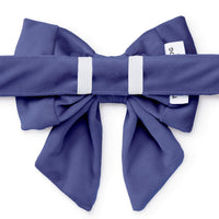 Navy Velvet Lady Dog Bow from The Foggy Dog 