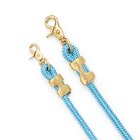 Powder Blue Marine Rope Dog Leash (Standard/Petite) from The Foggy Dog 