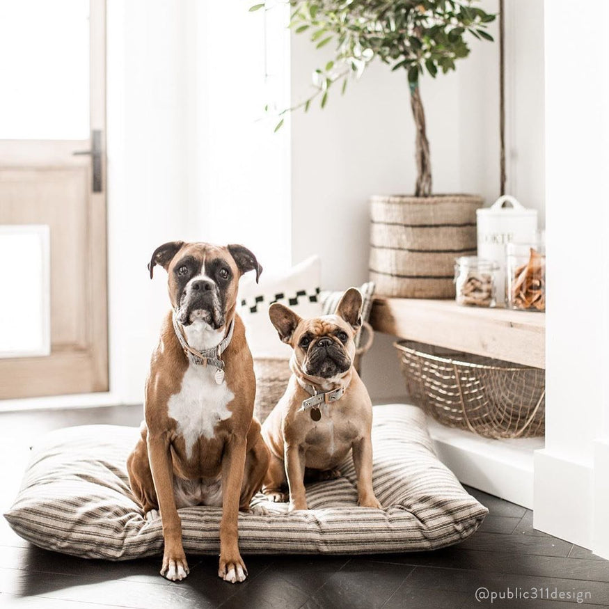 Ochre Mud Cloth Dog Bed – The Foggy Dog