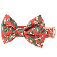 Under the Mistletoe Bow Tie Collar from The Foggy Dog