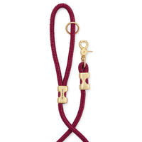 Wine Marine Rope Dog Leash from The Foggy Dog 