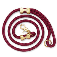 Wine Marine Rope Dog Leash from The Foggy Dog